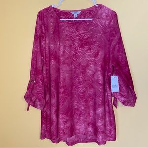 Beautiful Pink Embroidered Blouse